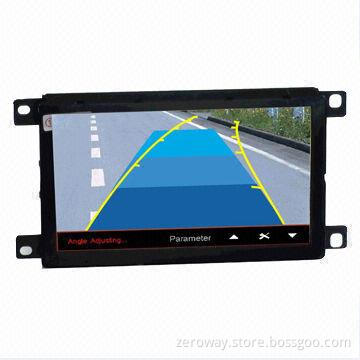 Car multimedia for audio/video interface, built-in GPS navigation system and parking guiding